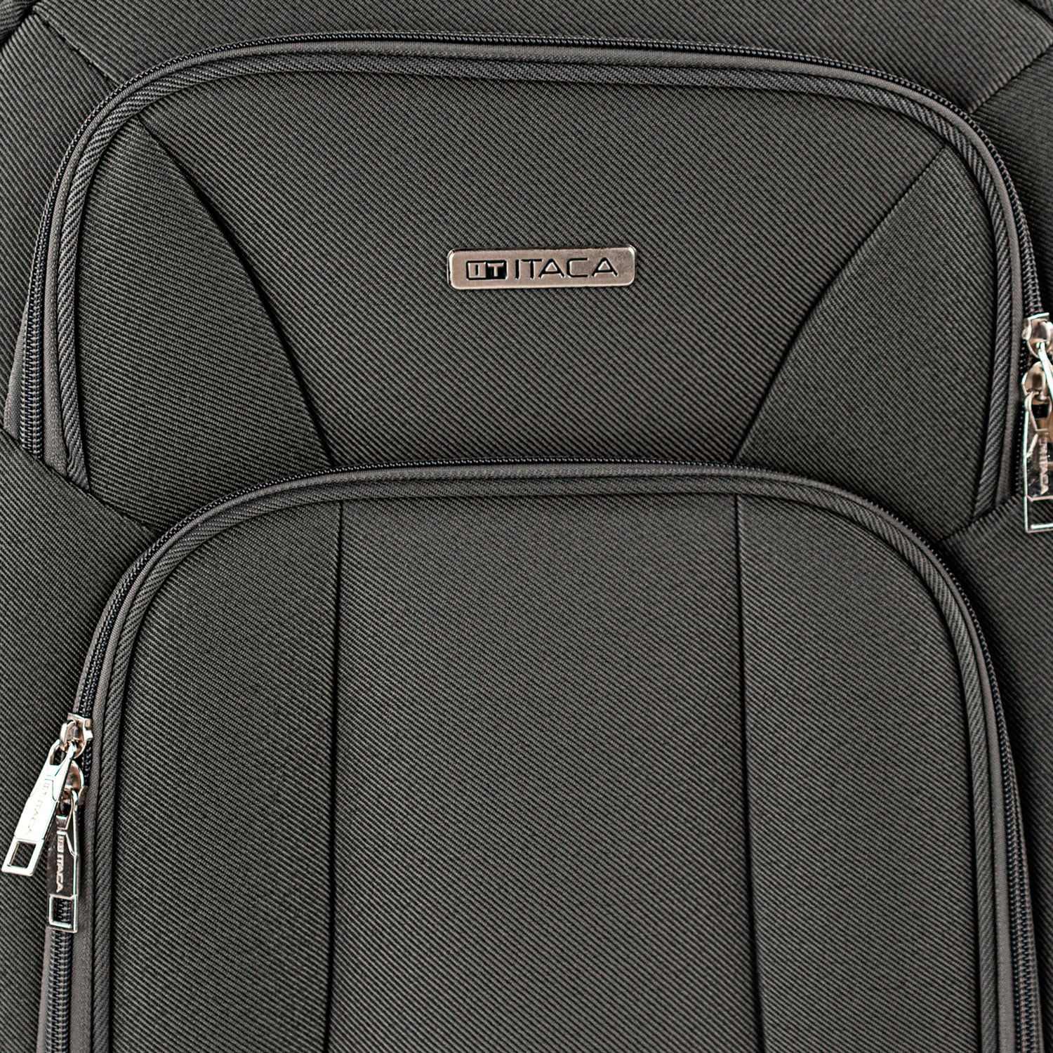 Juego De Maletas Semi-Rígidas Eva Itaca Bergamo Gris