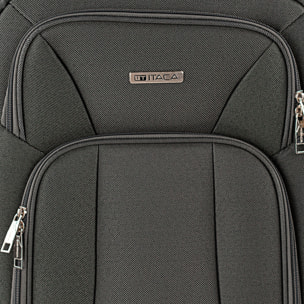 Juego De Maletas Semi-Rígidas Eva Itaca Bergamo Gris