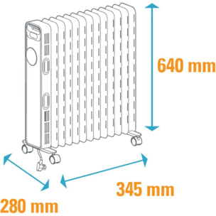 Chauffage Bain d'huile OPTIMEA OCE-D01-1500