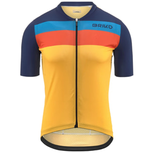 Briko - Maglie gioco, Uomo, Giallo - JERSEYKO STRIPE