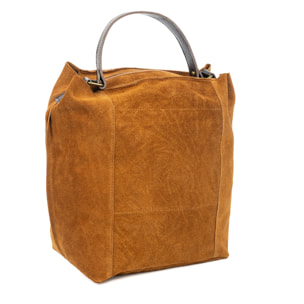 Avigliano borsa shopper donna. Pelle autentica Camoscio.