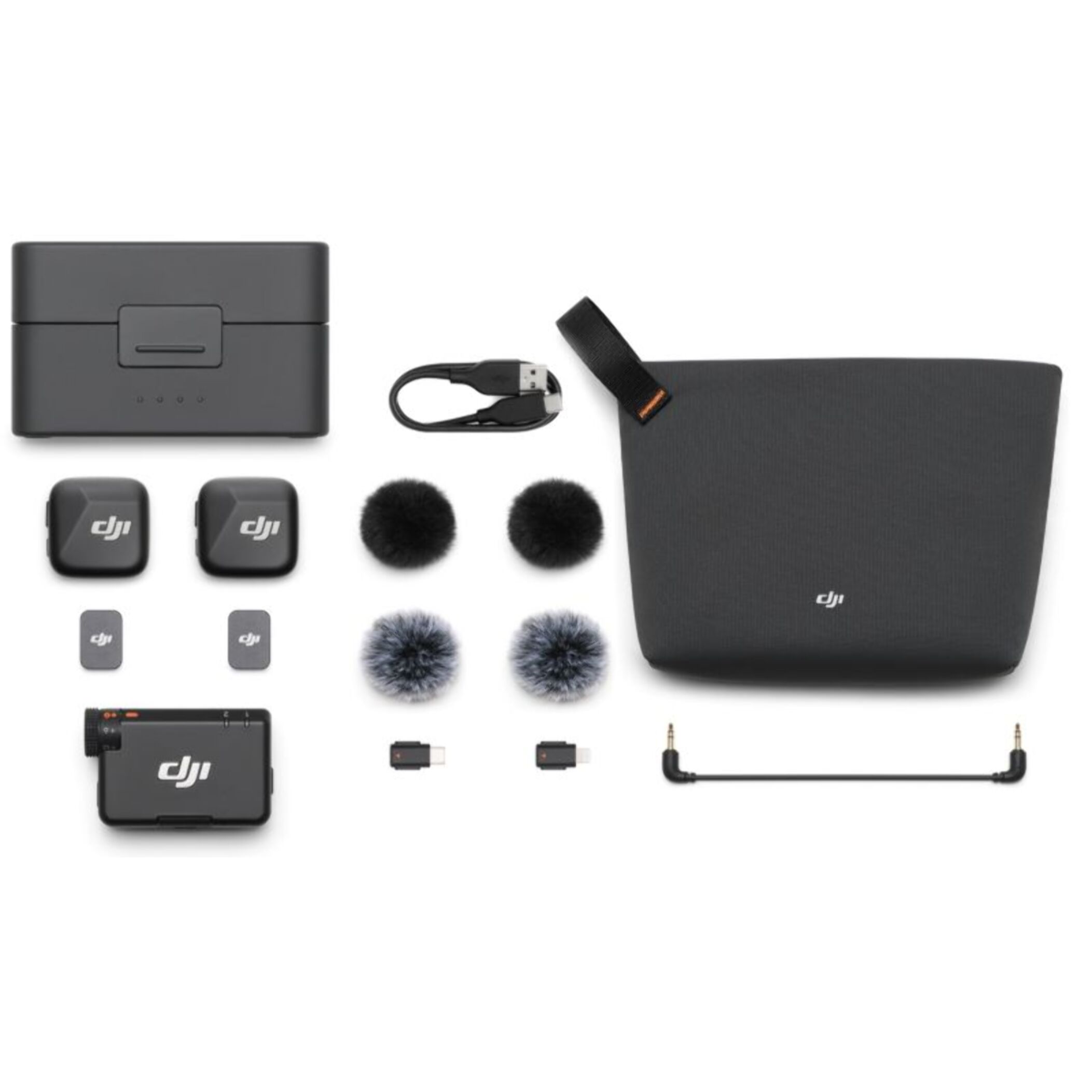 Micro cravate sans fil DJI Mic Mini (2 TX + 1 RX + Charging Case)