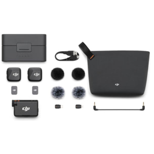 Micro cravate sans fil DJI Mic Mini (2 TX + 1 RX + Charging Case)