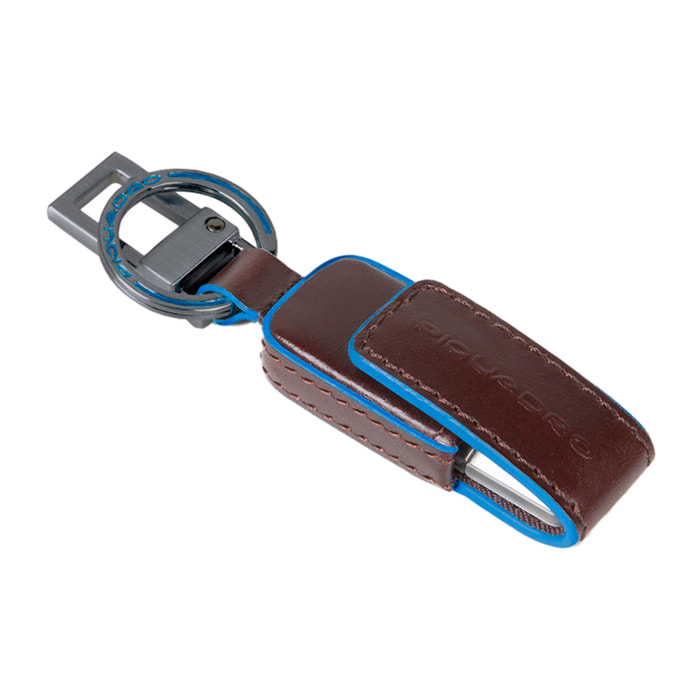 Piquadro Portachiavi con chiavetta USB da 256 GB