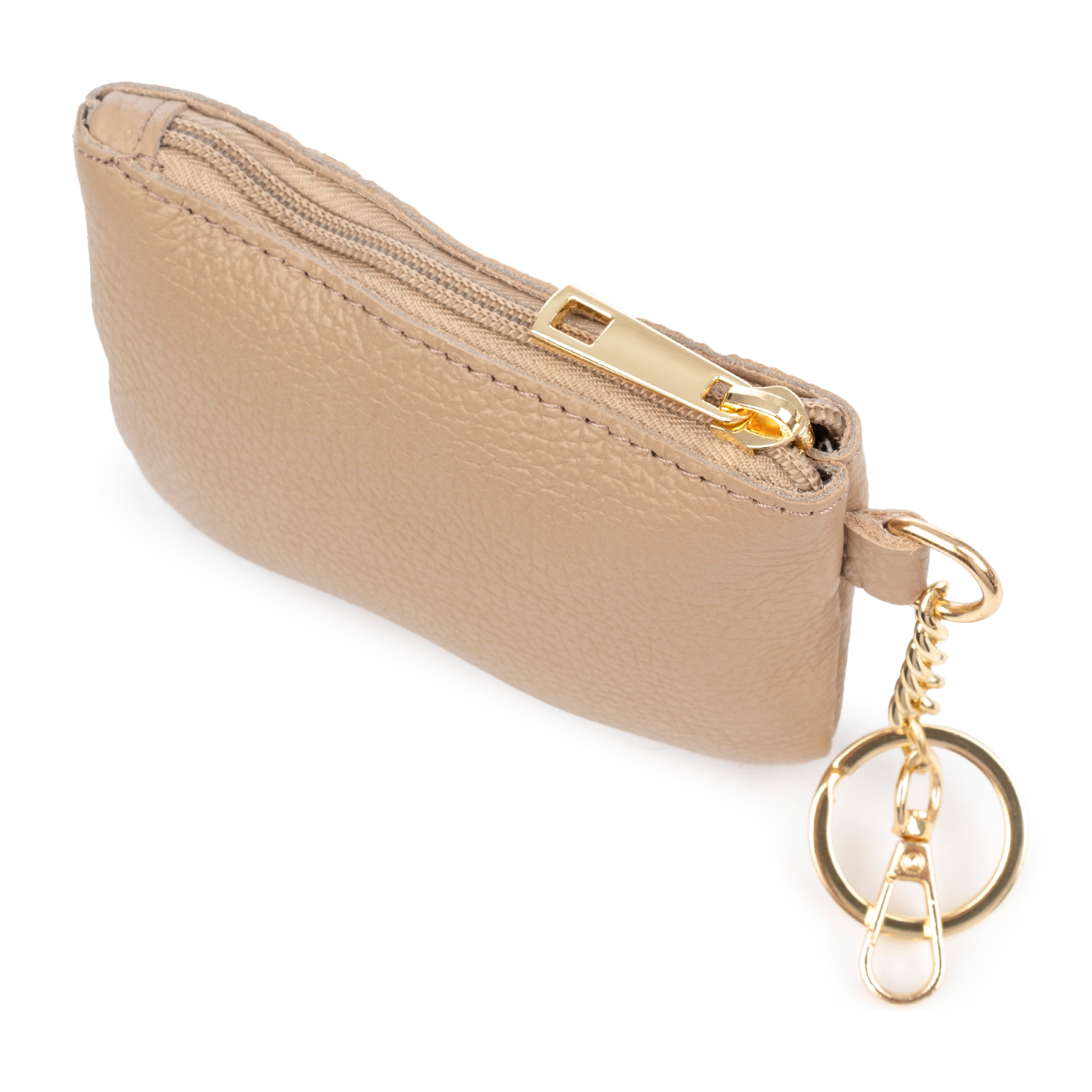 Bellosguardo Monedero Mujer. De piel auténtica acabado Dollaro con detalles metálicos.