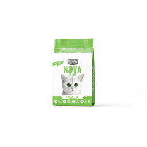 Kit Cat Arena Eco Nova - Green Tea 7 L Arena para gatos