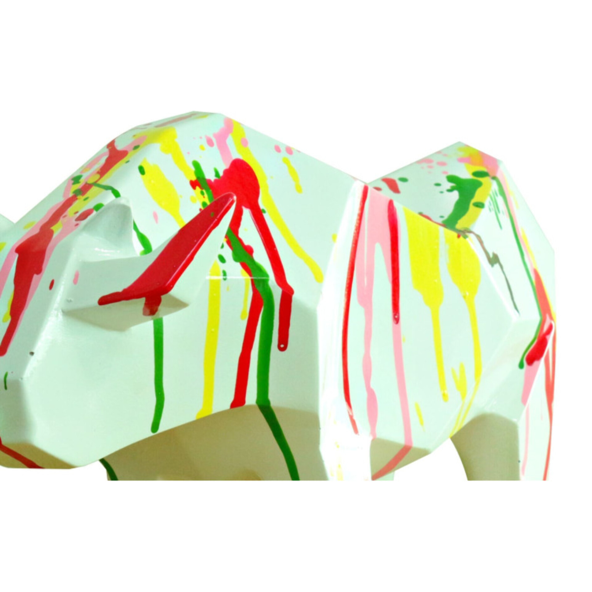 Statuette en résine taureau multicolore H13cm - TOREO