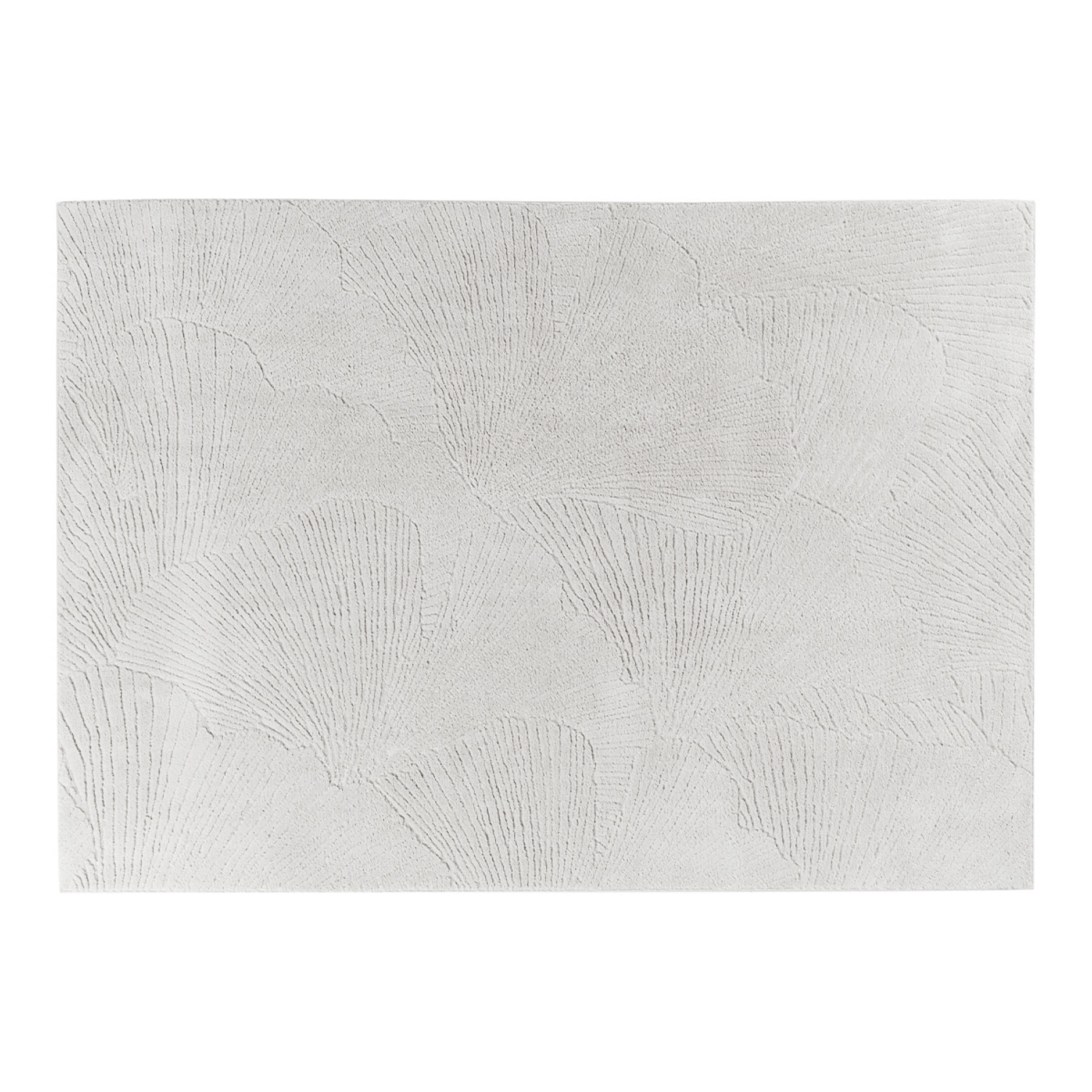 Tapis rectangulaire ivoire à motifs 160 x 230 cm SISSI