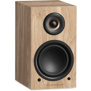 Enceinte bibliothèque active TRIANGLE LN01A ELARA Chene Clair