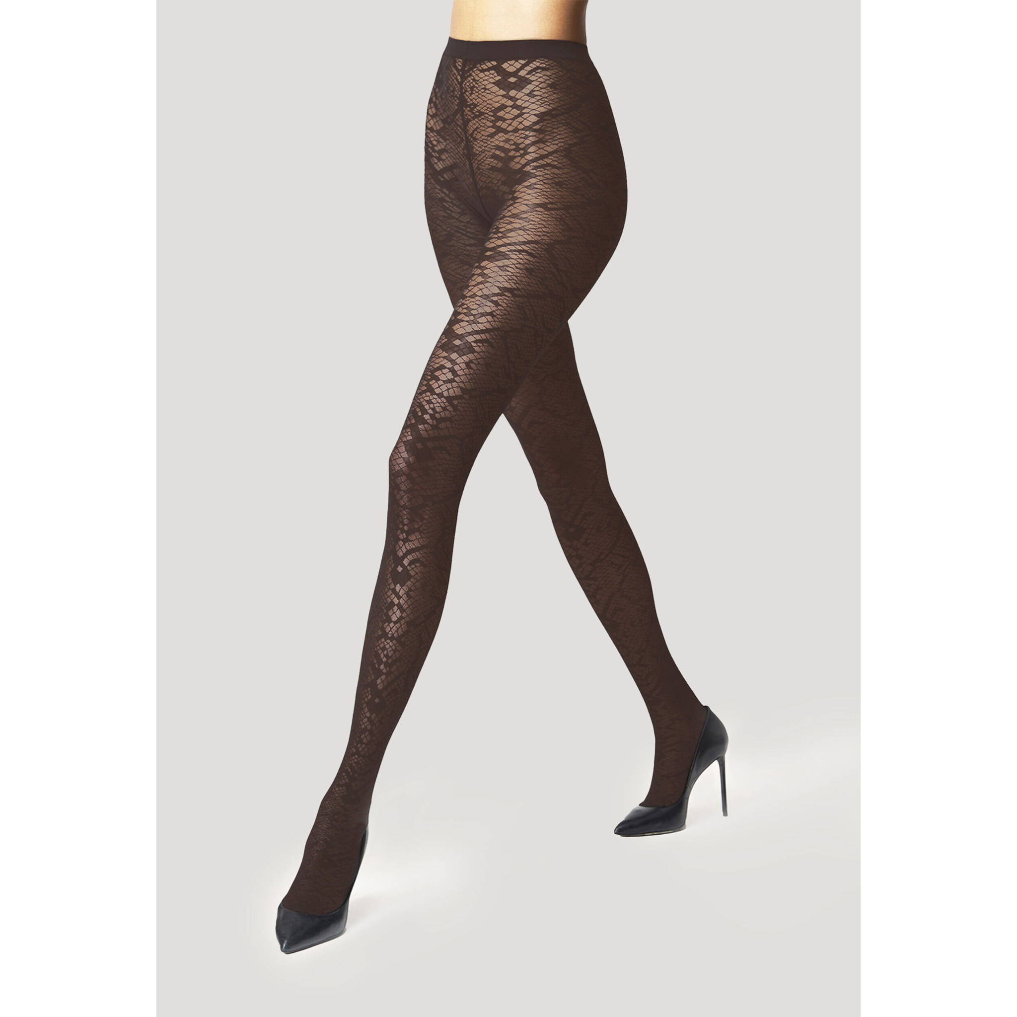 Collant Snake Jacquard Tights