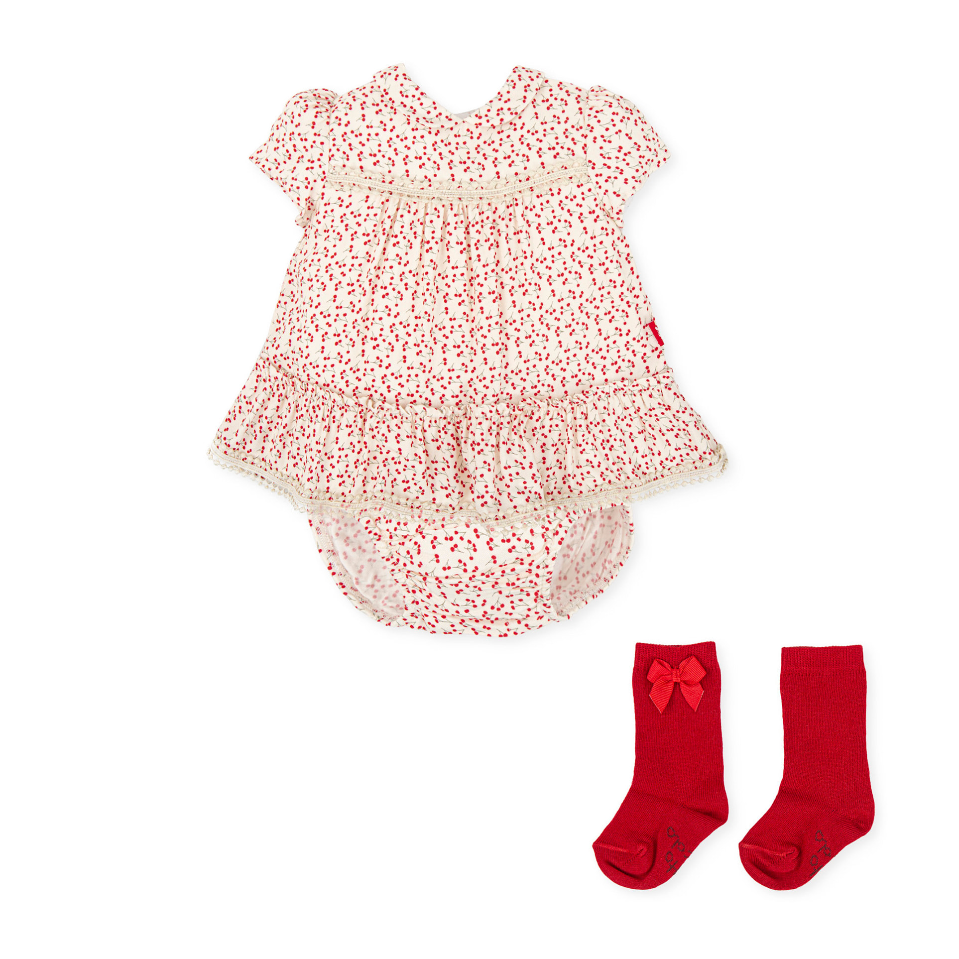 Conjunto y calcetín - Crudo