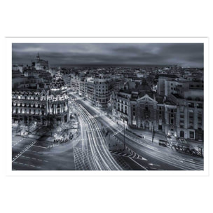 Affiche madrid city lights Affiche seule