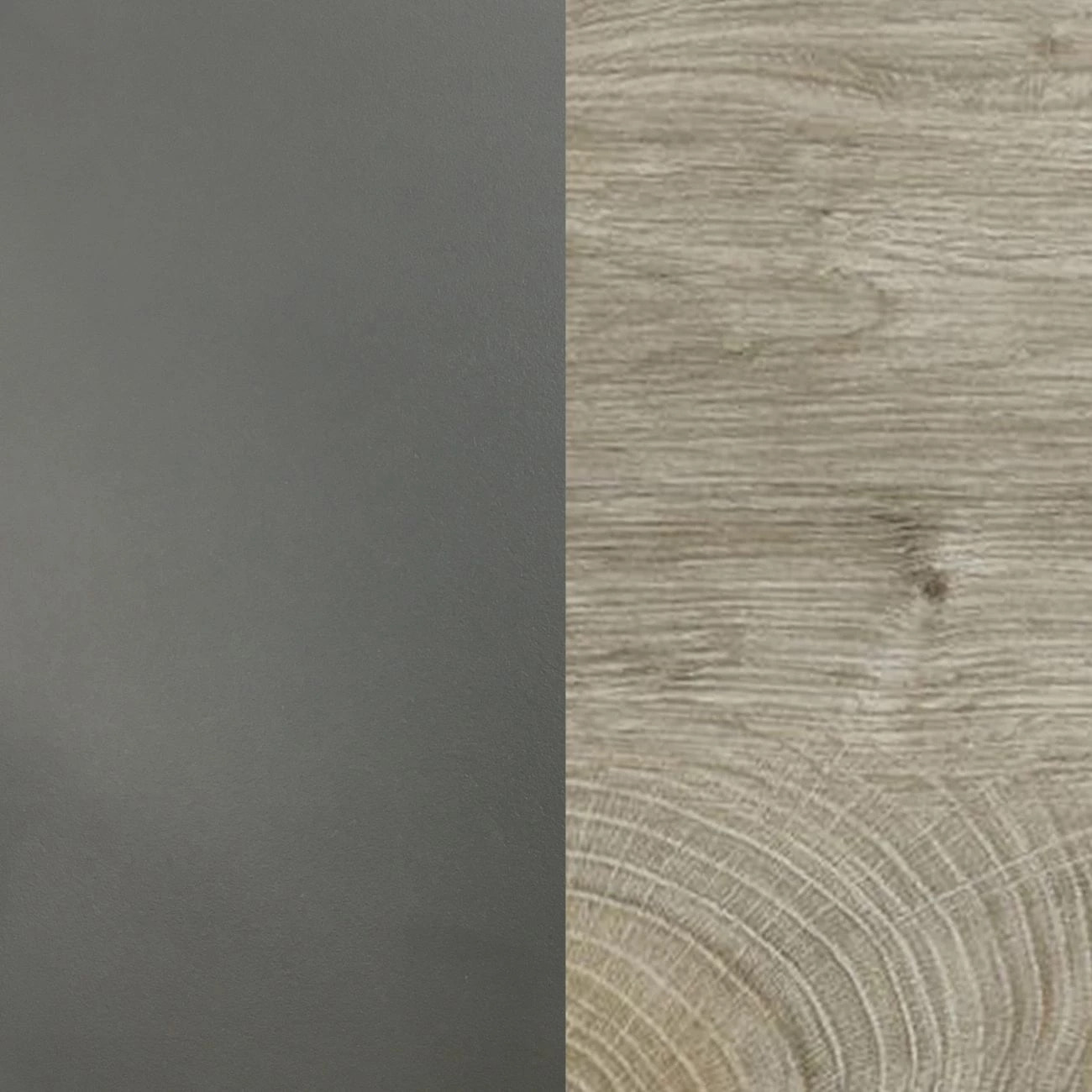 Mesa de escritorio Elan 3 cajones Roble Alaska - Gris Antracita