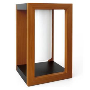 Applique murale solaire SERAPHINA couleur bois H31cm