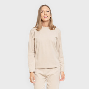 Pigiama canale a righe larghe da donna