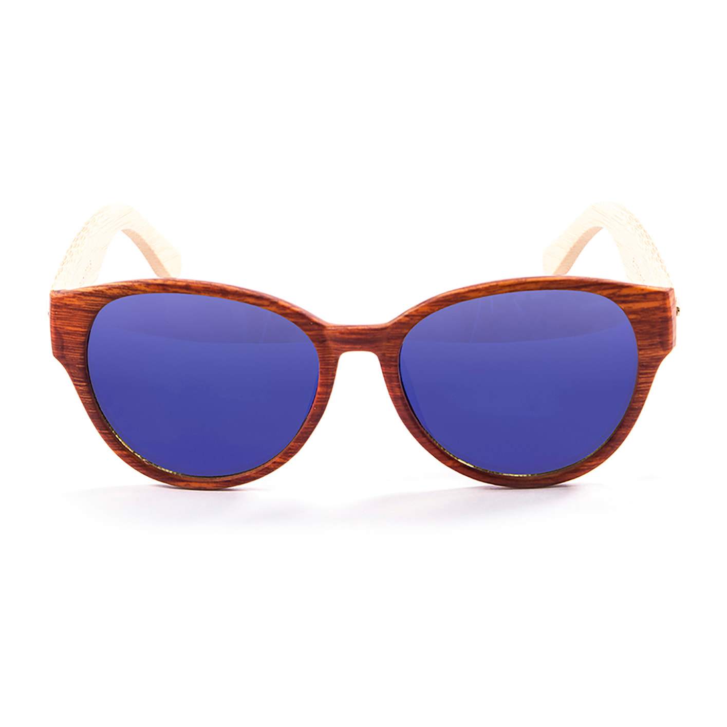 Gafas de sol OCEAN COOL - Marrón madera / Revo azul