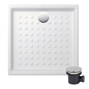 Pack receveur O Novo ceramique avec bonde D90