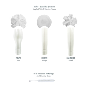 Siphon professionnel inox GOBEL - cuve inox - tête inox - 0.5L