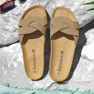 Sandalia BABUNKERS MARRON