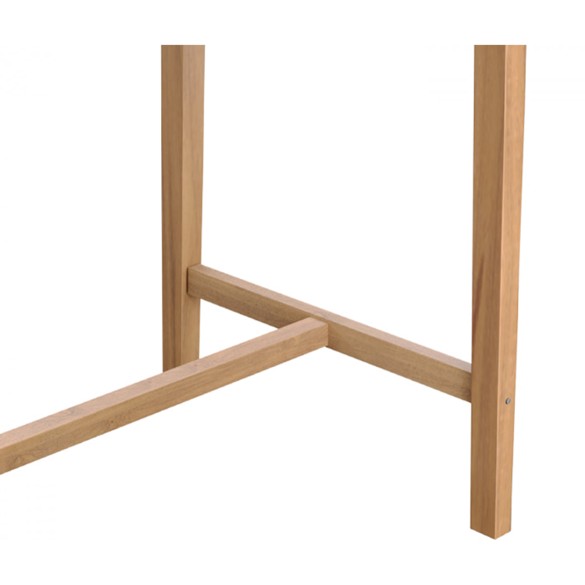 Table de bar d'extérieur 120 cm en bois de teck massif - Tunga