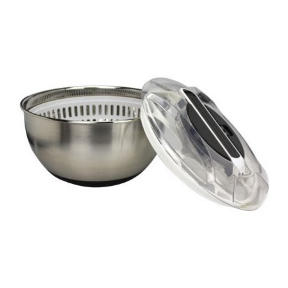 Essoreuse à salade à piston avec saladier