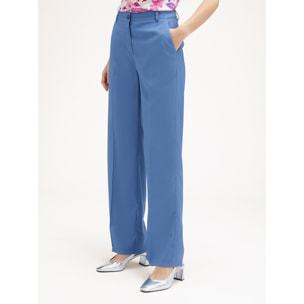 Motivi - Pantaloni palazzo fluidi - Blu