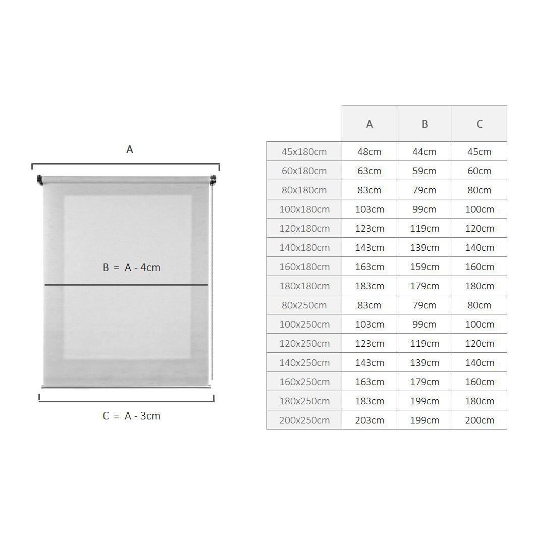 Estor enrollable Decorativo Gris