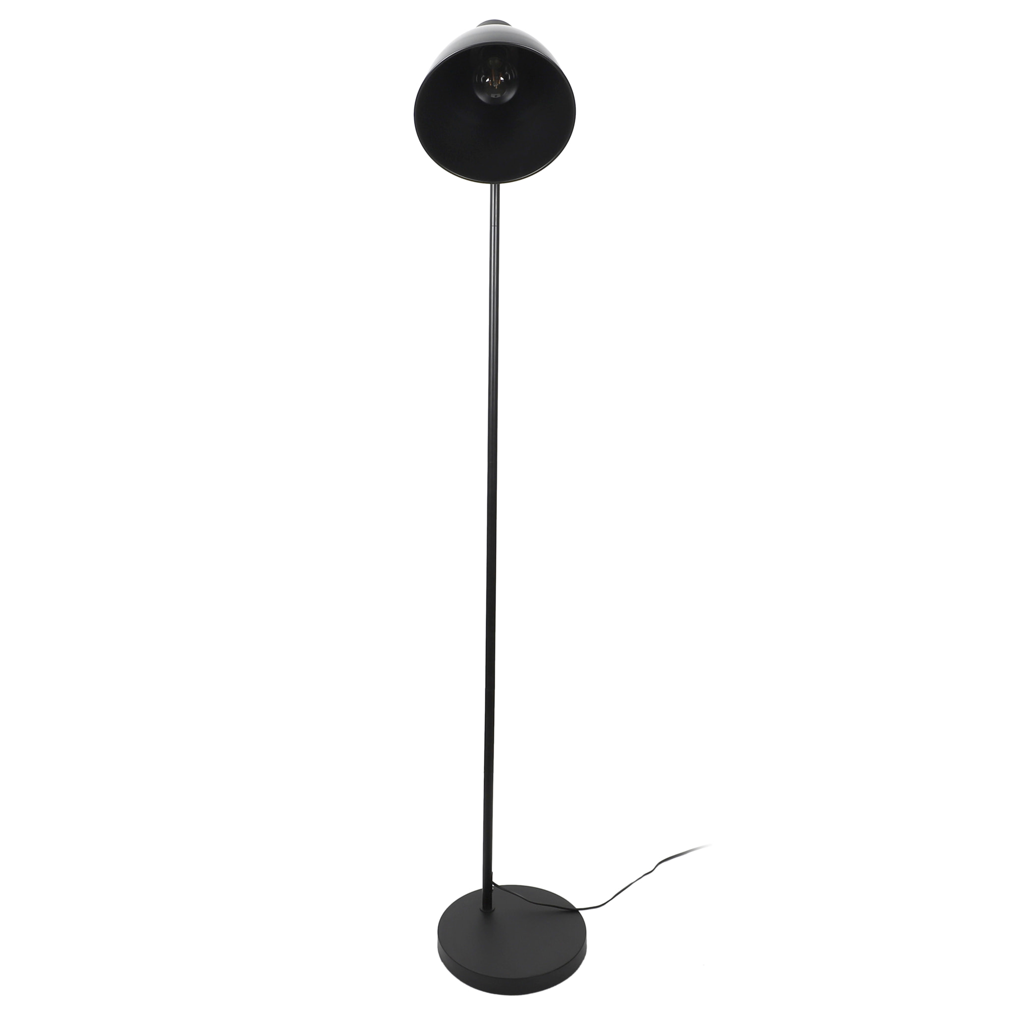 Lampadaire Metal Indus Noir H170cm