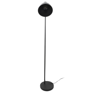 Lampadaire Metal Indus Noir H170cm