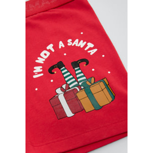 Confezione di boxer e calzini con dettagli natalizi