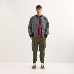 Chaqueta MUNICH Blast streetwear hombre de poliéster plateado