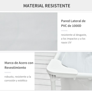 Piscina Desmontable 3600L Rectangular con Depuradora Cartucho 291x190x75 cm Gris