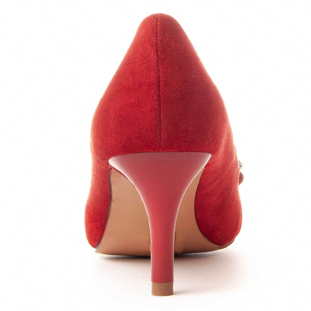 Zapatos de Tacón - Rojo - Altura: 8 cm