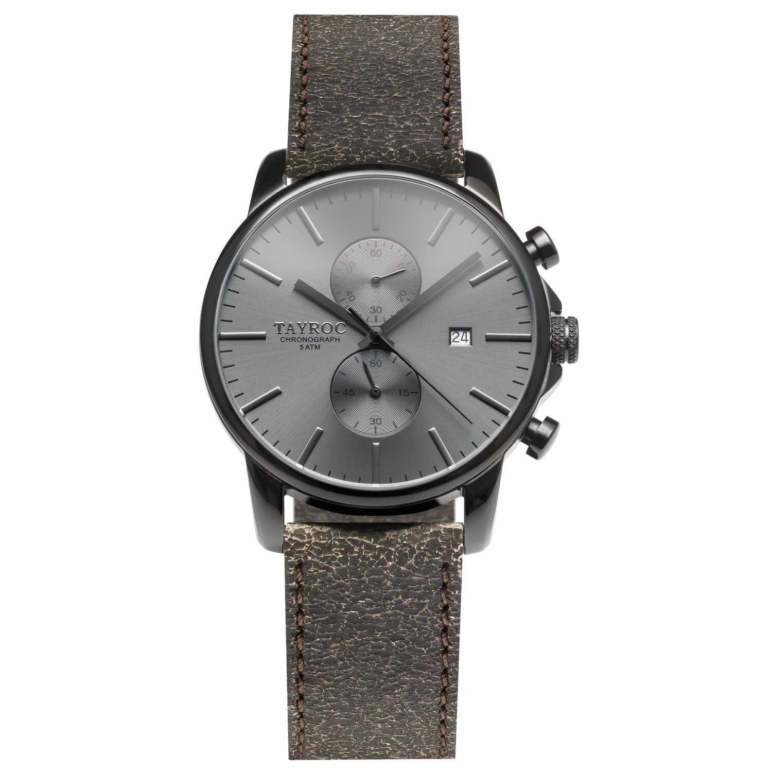 Reloj Tayroc TXM092 Hombre Analogico Cuarzo con Correa de Cuero