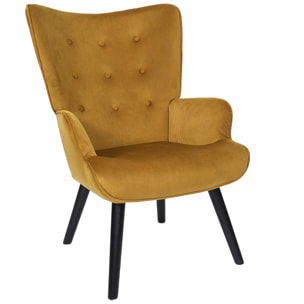 Fauteuil De Salon Giulia Jaune