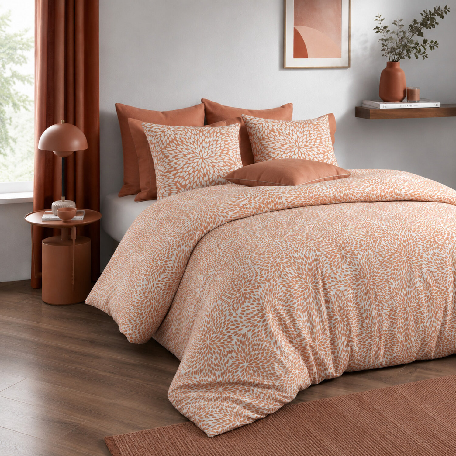 Parure de couette 2pcs 100% microfibre 60gsm lantana