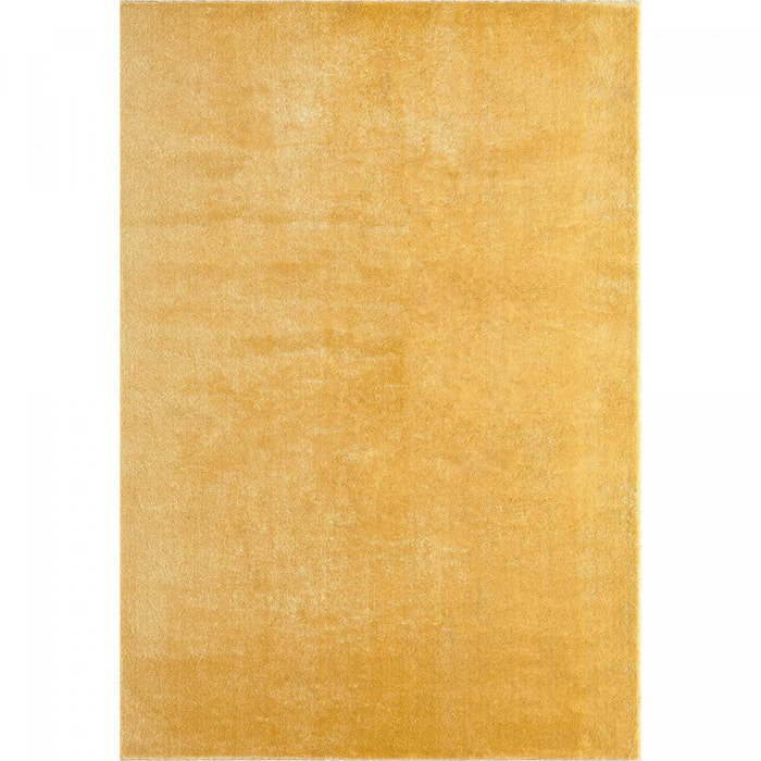 Tapis salon MITA, soft et soyeux, tapis uni à l'aspect Shaggy