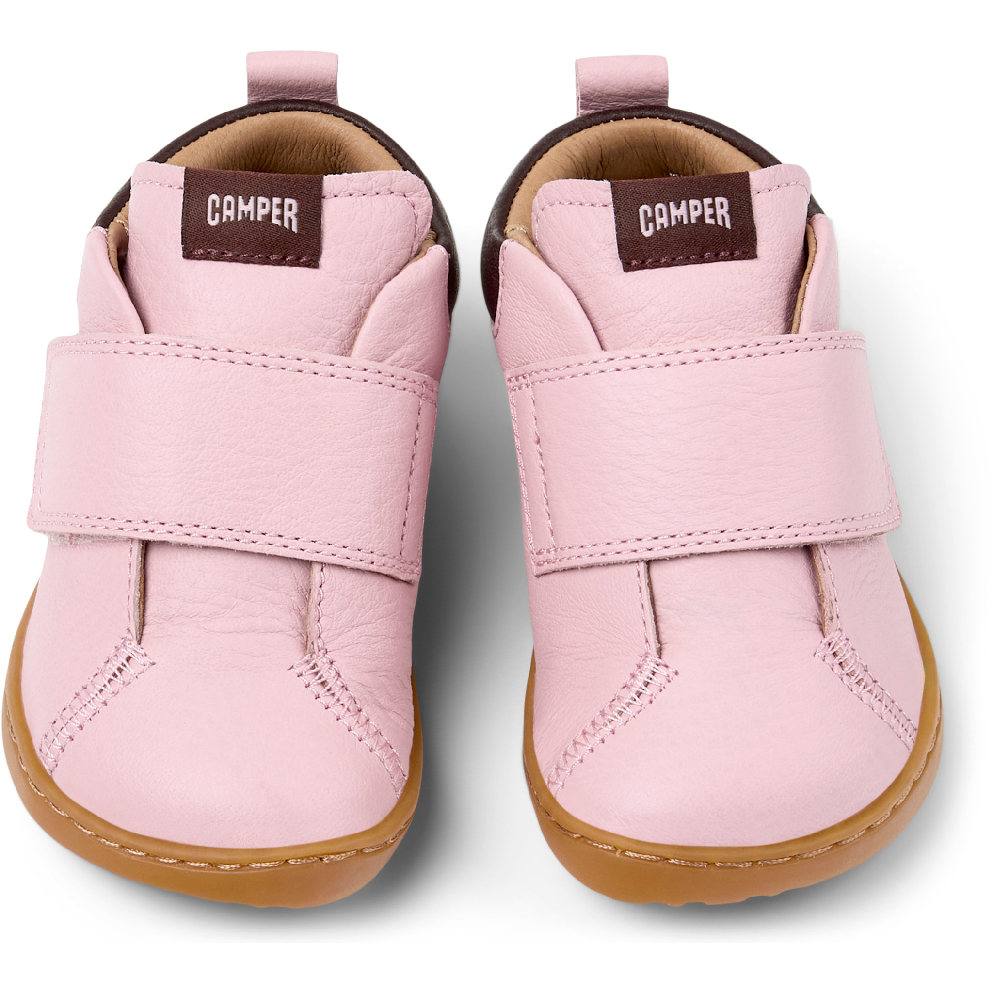 Botines - CAMPER Peu Cami - Rosa - Cuero liso