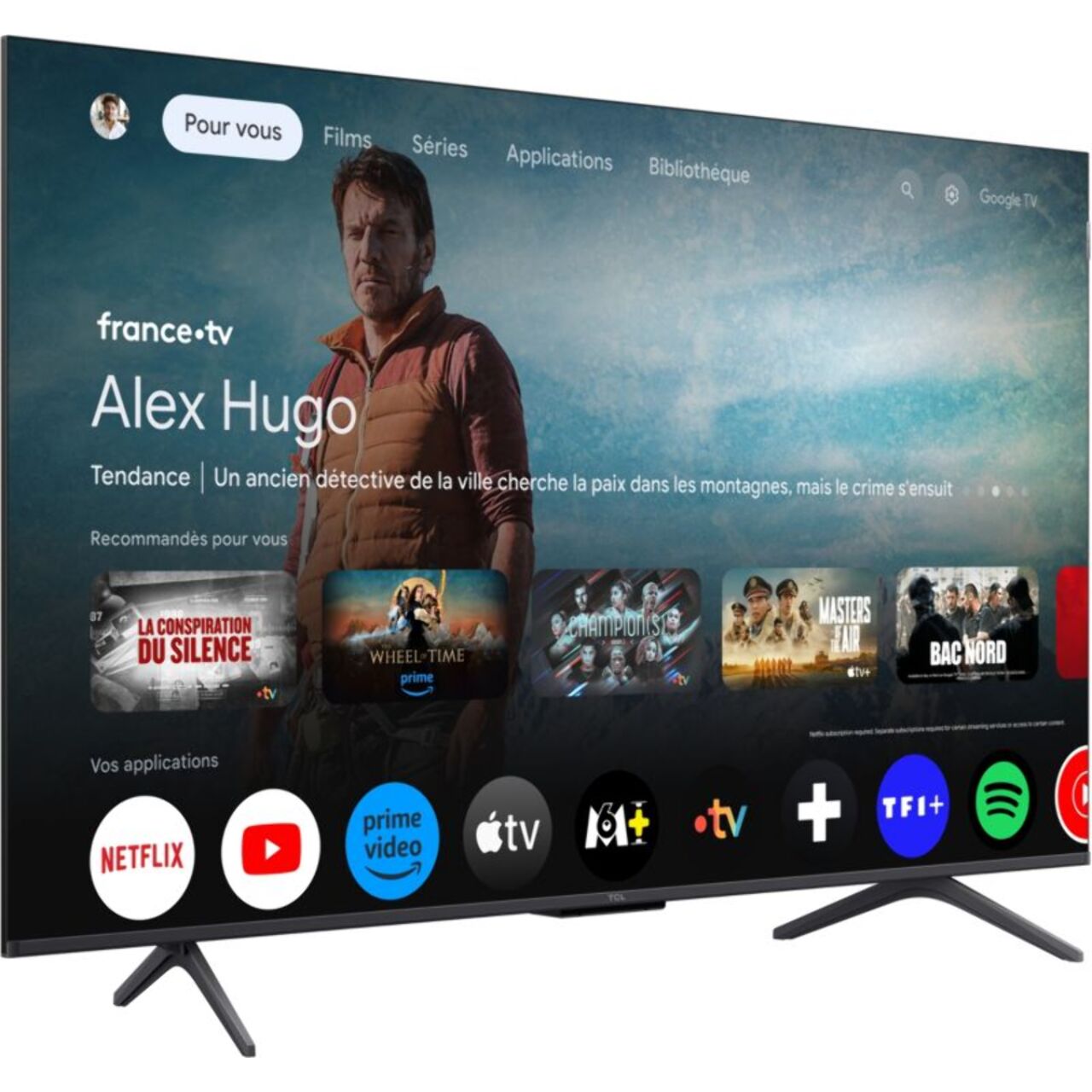 TV Mini Led TCL 50C69K 2025-50 pouces (126cm)