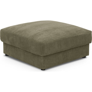 Pouf en velours côtelé - ROBIN