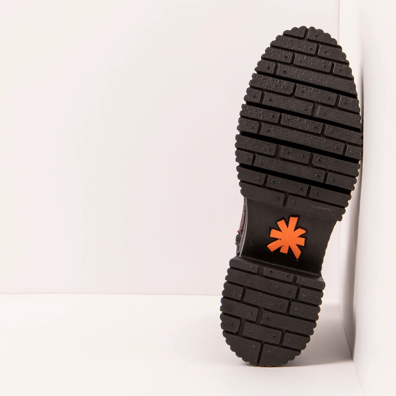 Botines con tacón 1374 NAPPA BURDEOS-BLACK/YORK color Burdeos-black