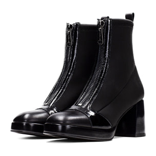 Botin Tokio Negro 7 cm