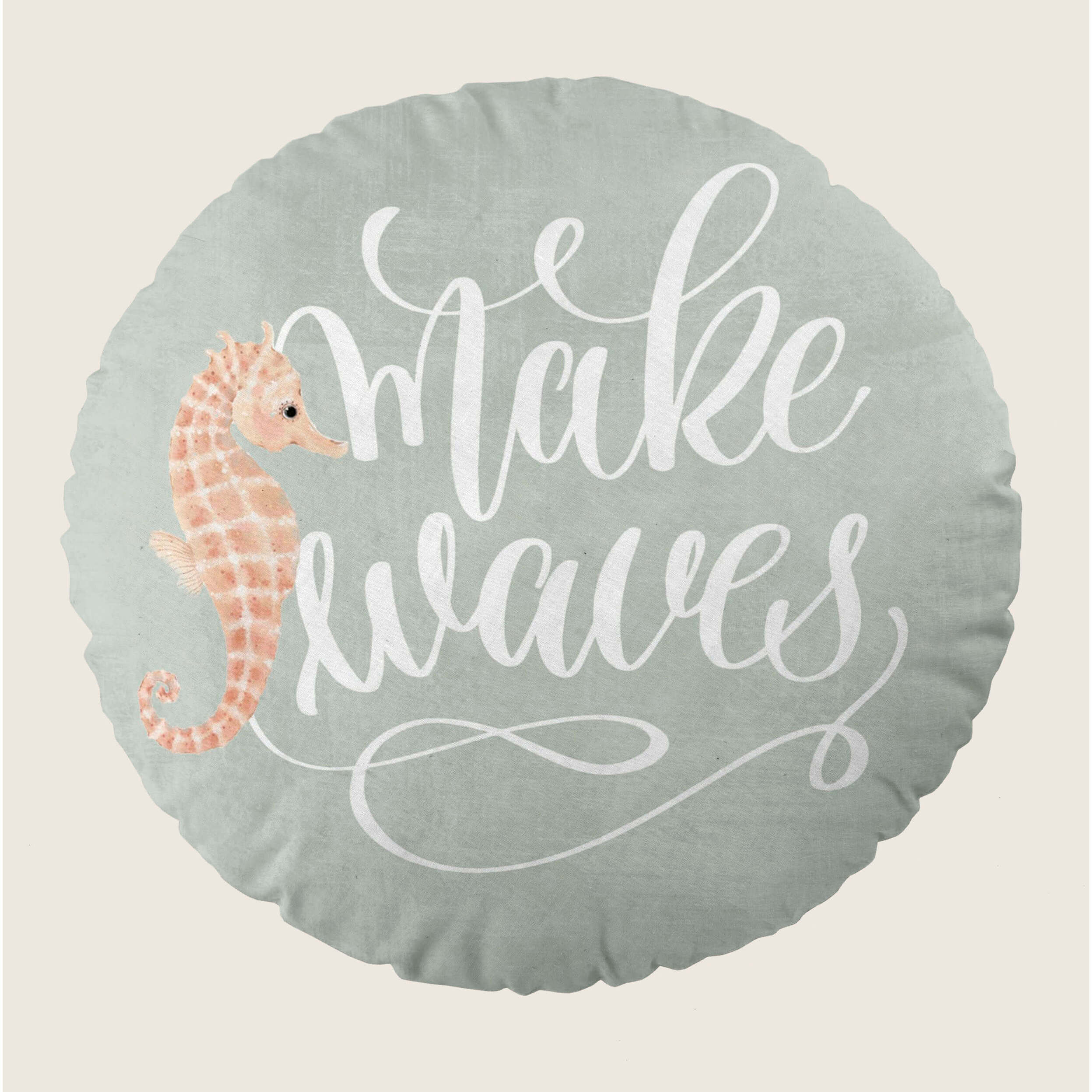 Cool Kids - Cojín Redondo Estampado - Con Relleno - 100% Algodón - Athina