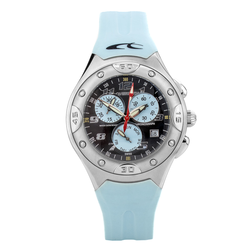 Reloj Chronotech CT7139M-04 Hombre Analogico Cuarzo con Correa de Caucho