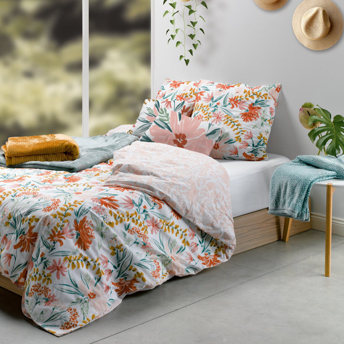 Parure housse de couette 3pcs 100% coton 57fils marna