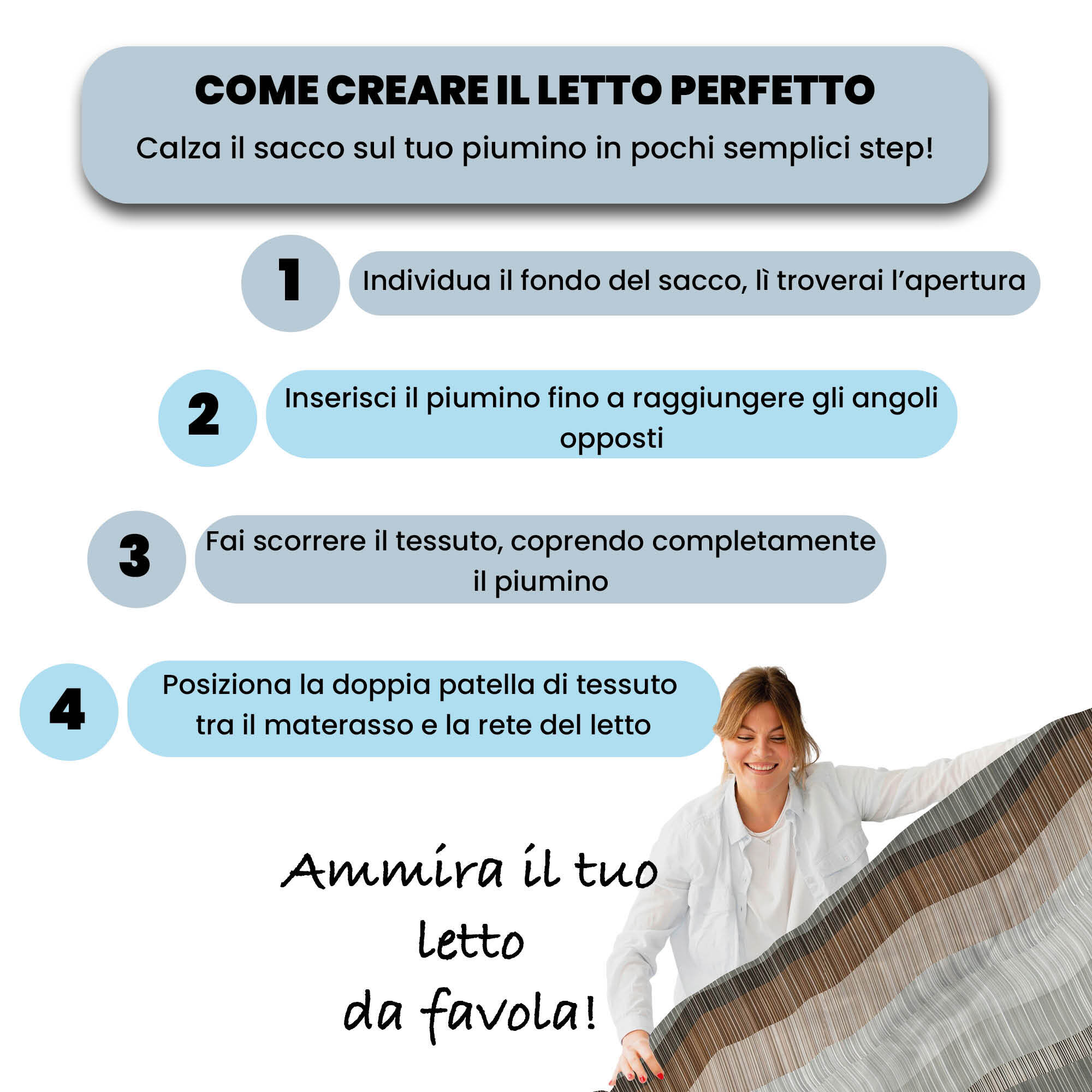 PARURE COPRIPIUMINO INFINITY - 100% Microfibra