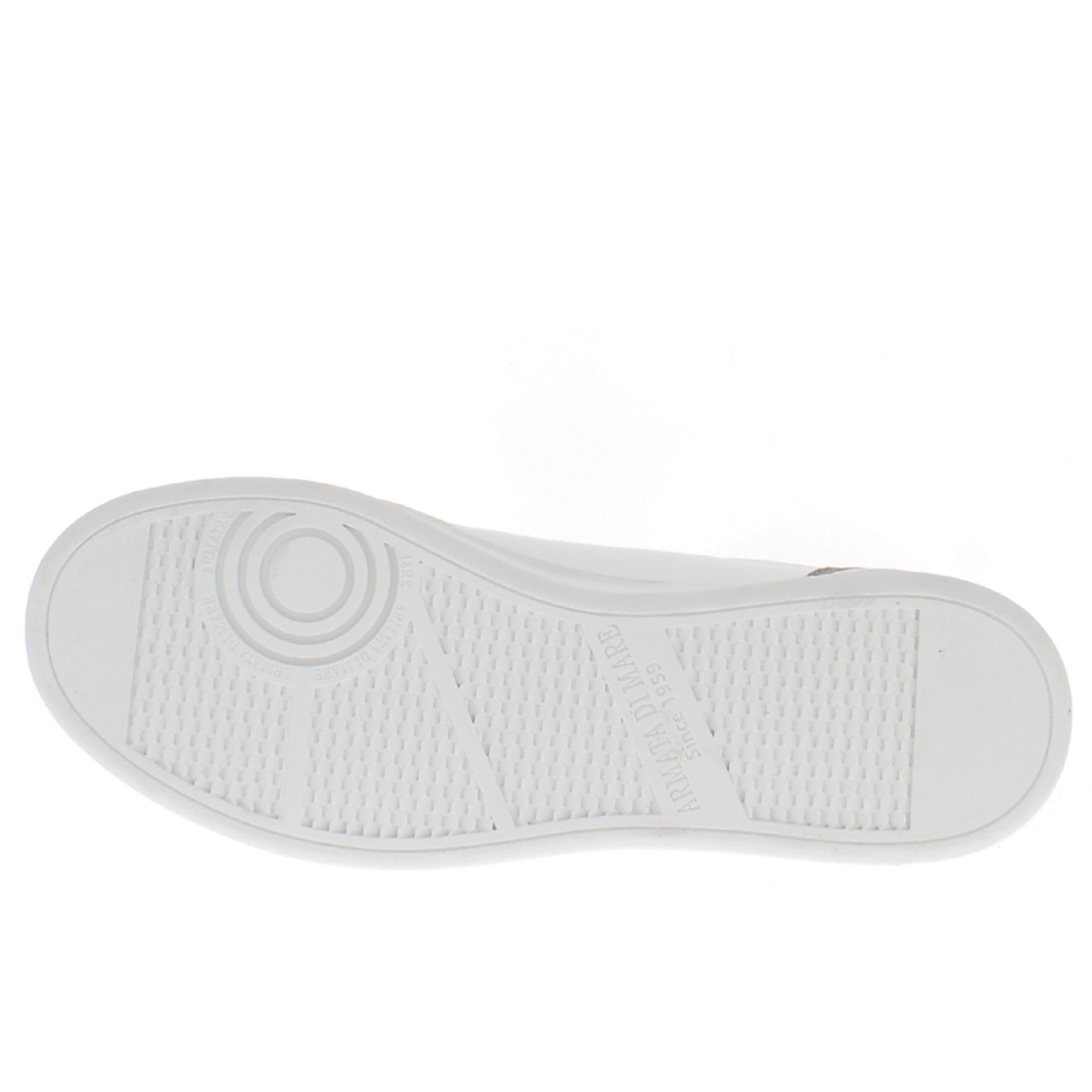 Armata di Mare Scarpe Uomo Sneakers Casual Stringate Basse con Soletta Rimovibile in Memory Foam AMU S24D545 Off White Orange