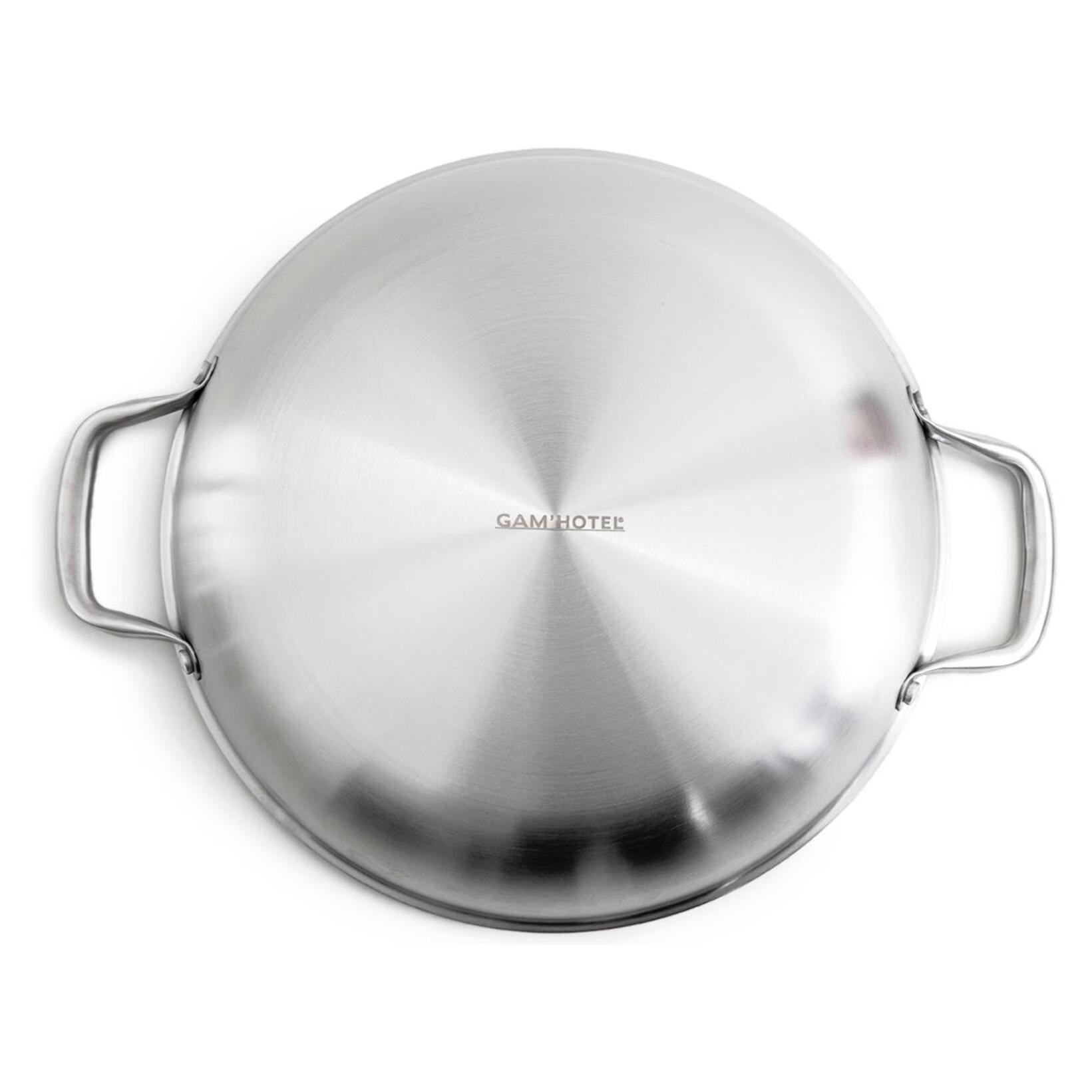 Plat à paëlla   triplex avec couvercle - "Black Cube"