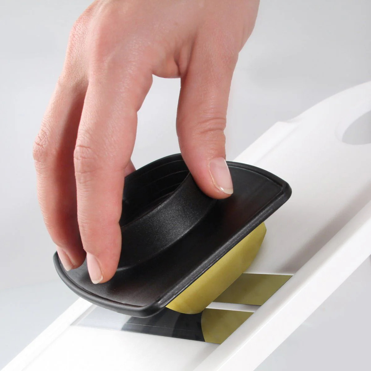 Ensemble de 2 Mandolines de cuisine manuelle double lame avec protège main Fackelmann Basic