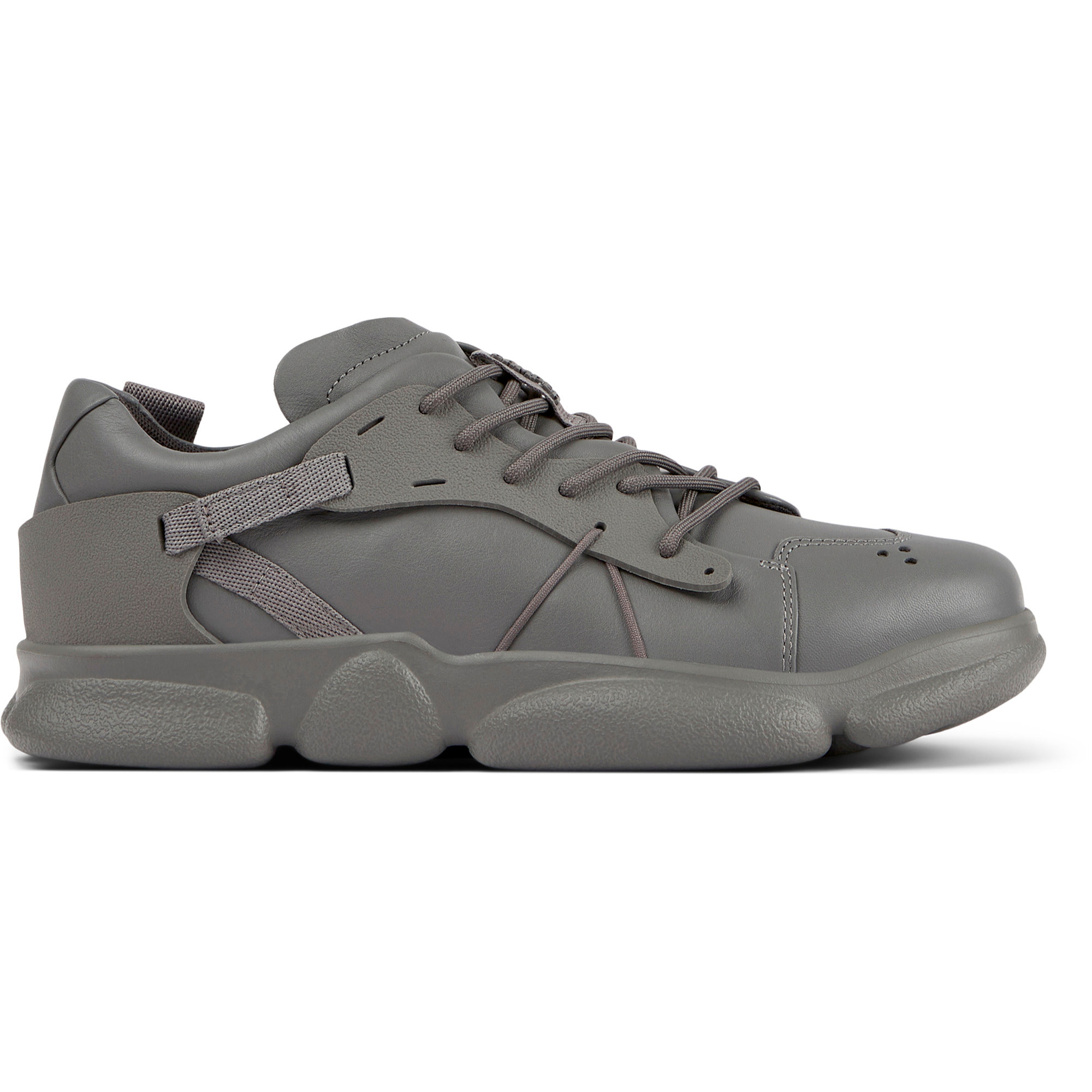 Zapatillas - CAMPER Karst - Gris - Cuero liso